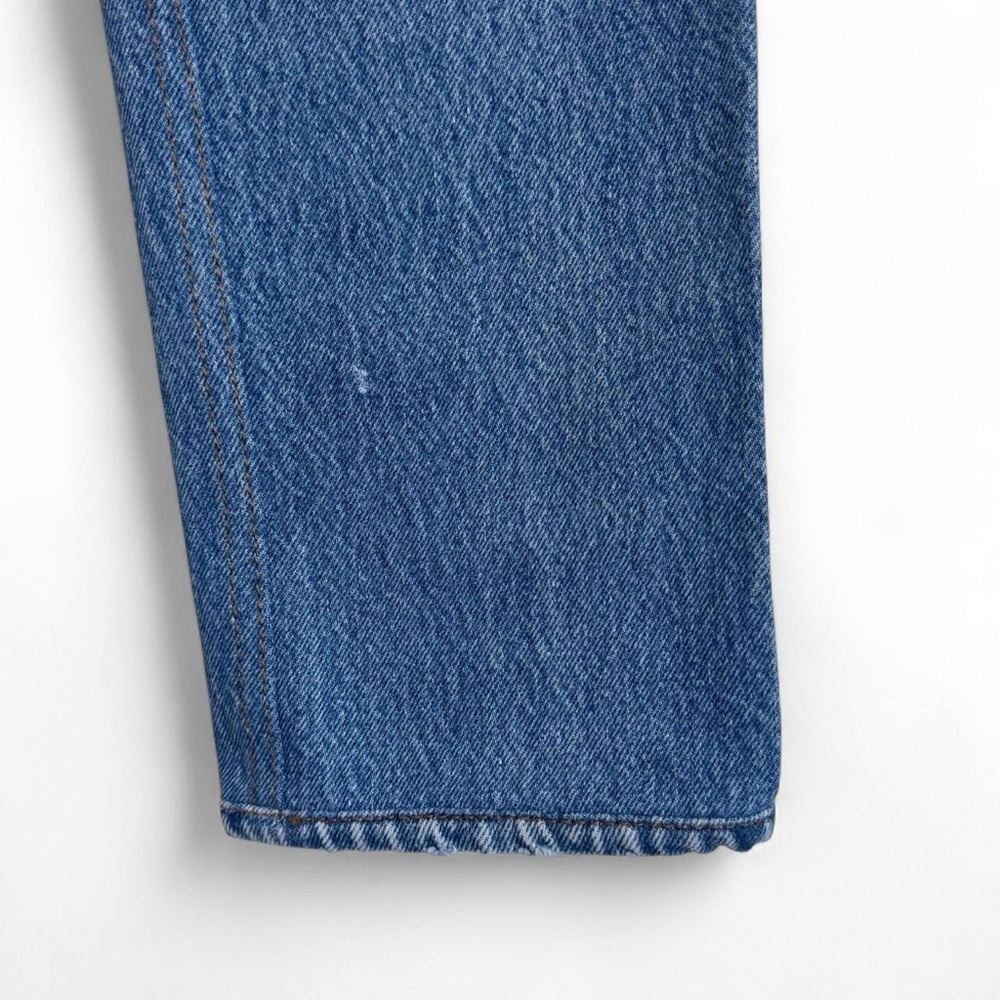 Re/Done Blue Straight Jeans - Picture 7 of 8